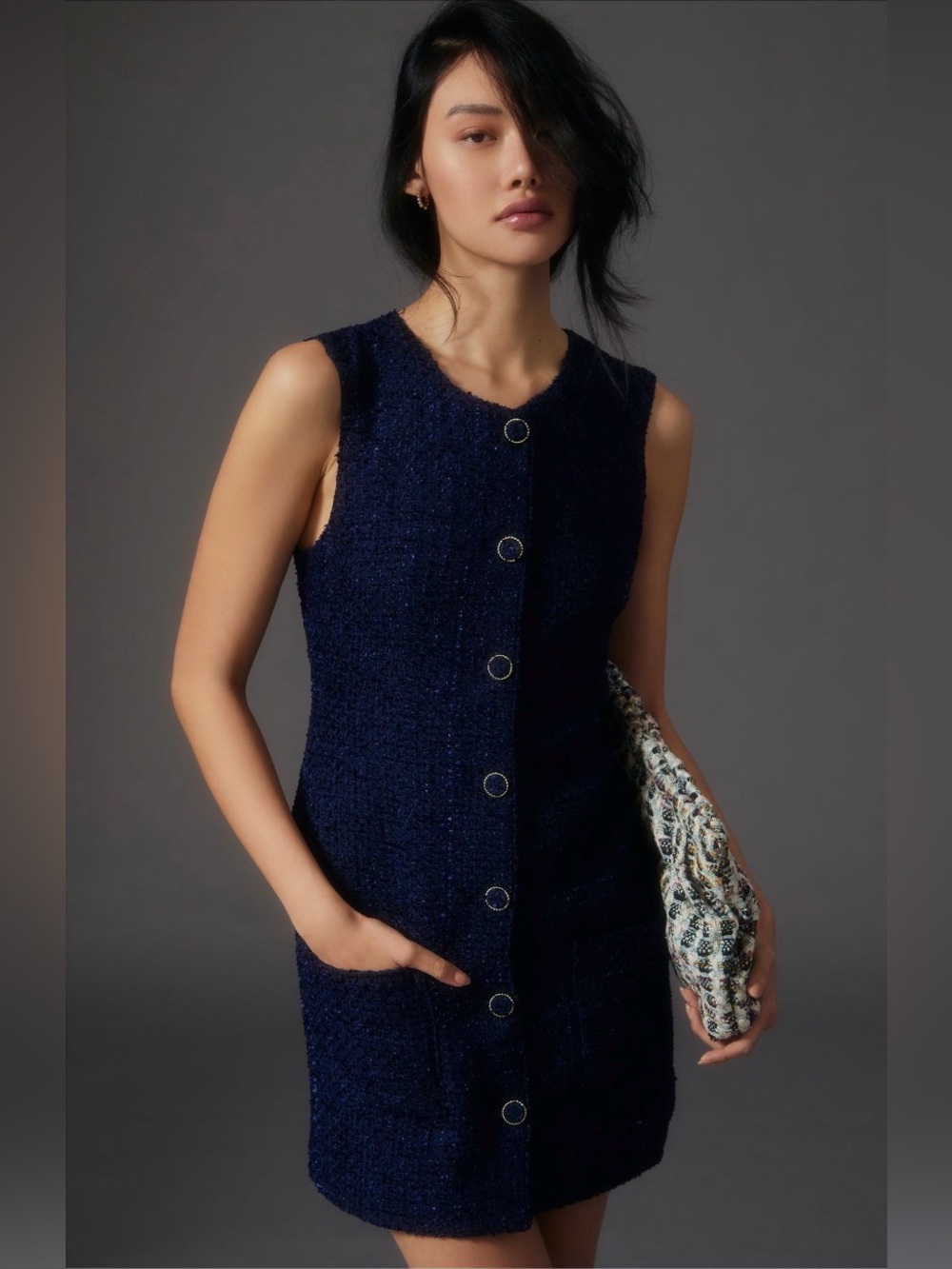 Anthropologie Endless Rose Mod Shift Dress